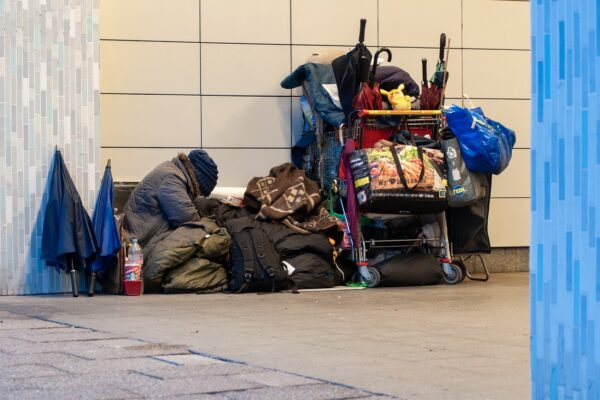 Image of homeless person